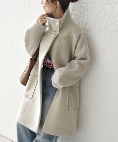 SHIPS / シップス その他アウター | SHIPS any: カシミヤ ミックス スタンドカラー ミドル コート