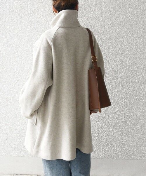 SHIPS / シップス その他アウター | SHIPS any: カシミヤ ミックス スタンドカラー ミドル コート | 詳細6