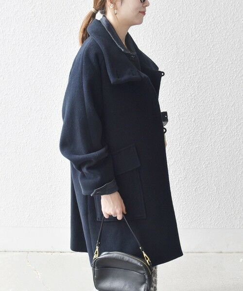 SHIPS / シップス その他アウター | SHIPS any: カシミヤ ミックス スタンドカラー ミドル コート | 詳細14