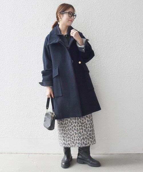 SHIPS / シップス その他アウター | SHIPS any: カシミヤ ミックス スタンドカラー ミドル コート | 詳細10