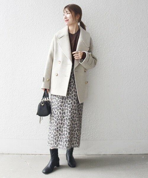 SHIPS / シップス ピーコート | SHIPS any: カシミヤ ミックス テーラード ショート Pコート | 詳細1