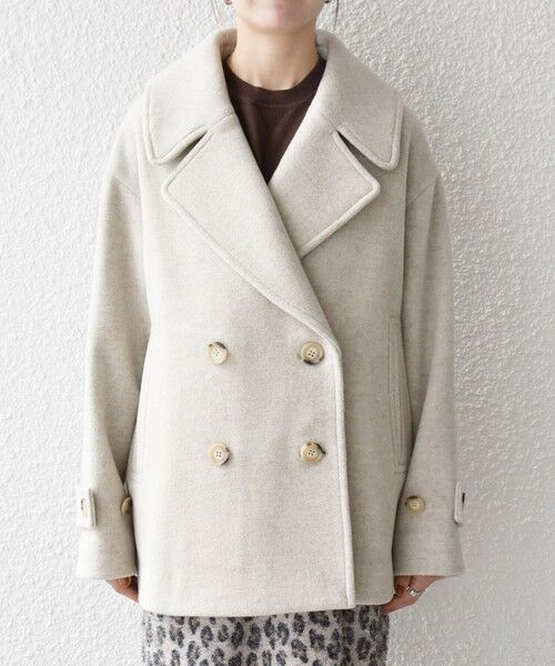 SHIPS / シップス ピーコート | SHIPS any: カシミヤ ミックス テーラード ショート Pコート | 詳細18