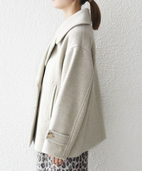 SHIPS / シップス ピーコート | SHIPS any: カシミヤ ミックス テーラード ショート Pコート | 詳細19