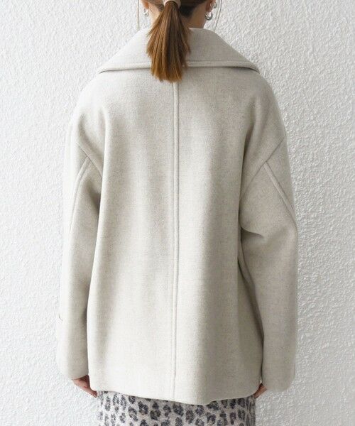 SHIPS / シップス ピーコート | SHIPS any: カシミヤ ミックス テーラード ショート Pコート | 詳細20