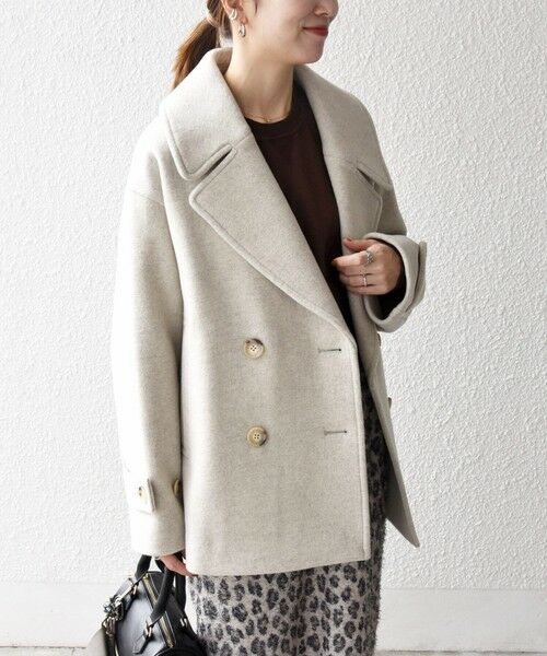 SHIPS / シップス ピーコート | SHIPS any: カシミヤ ミックス テーラード ショート Pコート | 詳細4