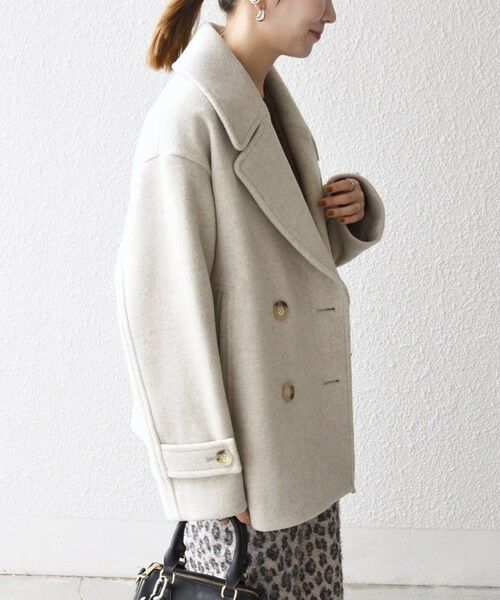 SHIPS / シップス ピーコート | SHIPS any: カシミヤ ミックス テーラード ショート Pコート | 詳細5