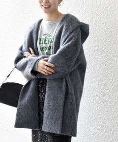 SHIPS / シップス その他アウター | SHIPS any: シャギー フーディー ガウン コート