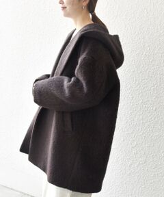 SHIPS / シップス その他アウター | SHIPS any: シャギー フーディー ガウン コート