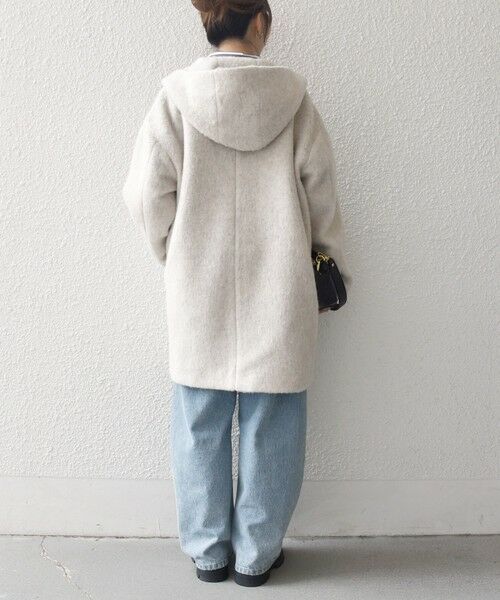 SHIPS / シップス その他アウター | SHIPS any: シャギー フーディー ガウン コート | 詳細2