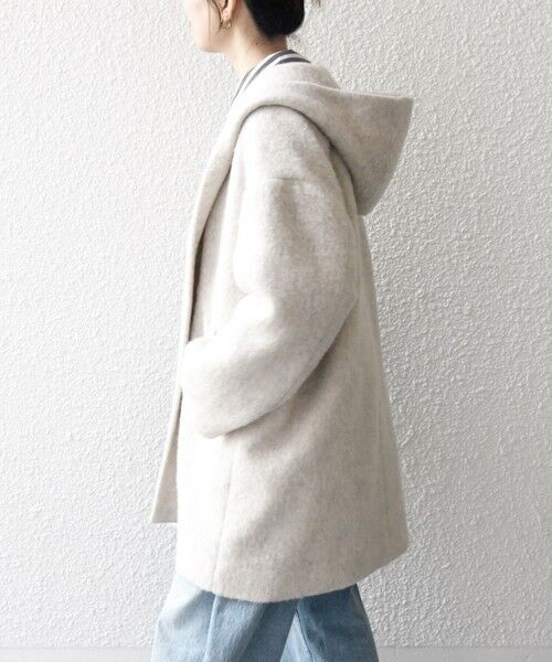 SHIPS / シップス その他アウター | SHIPS any: シャギー フーディー ガウン コート | 詳細6