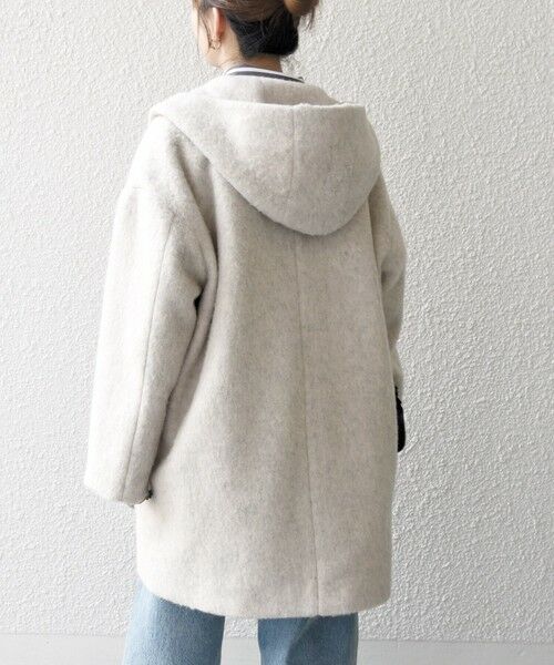 SHIPS / シップス その他アウター | SHIPS any: シャギー フーディー ガウン コート | 詳細7