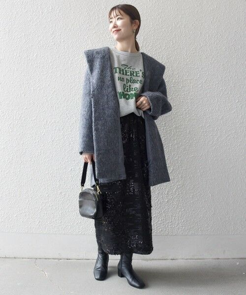 SHIPS / シップス その他アウター | SHIPS any: シャギー フーディー ガウン コート | 詳細14