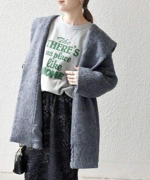 SHIPS / シップス その他アウター | SHIPS any: シャギー フーディー ガウン コート | 詳細16