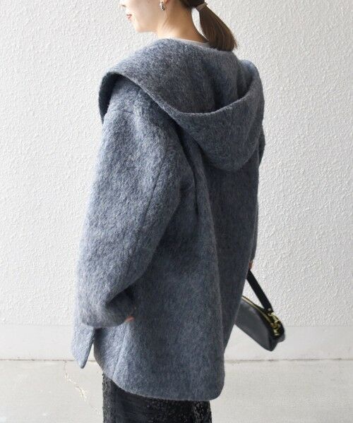 SHIPS / シップス その他アウター | SHIPS any: シャギー フーディー ガウン コート | 詳細17