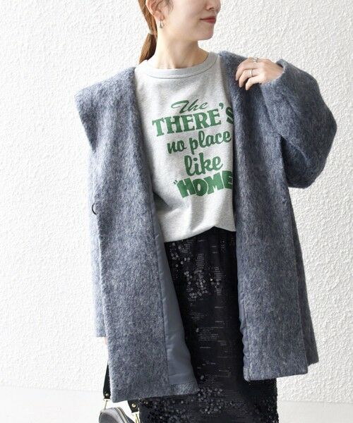 SHIPS / シップス その他アウター | SHIPS any: シャギー フーディー ガウン コート | 詳細19