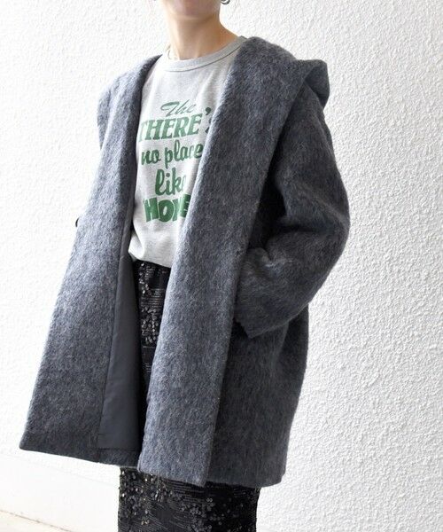 SHIPS / シップス その他アウター | SHIPS any: シャギー フーディー ガウン コート | 詳細20