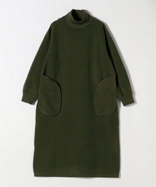 SHIPS / シップス ロング・マキシ丈ワンピース | 《追加予約》SHIPS any:〈洗濯機可能〉裏起毛 リブ ハイネック ワンピース | 詳細12