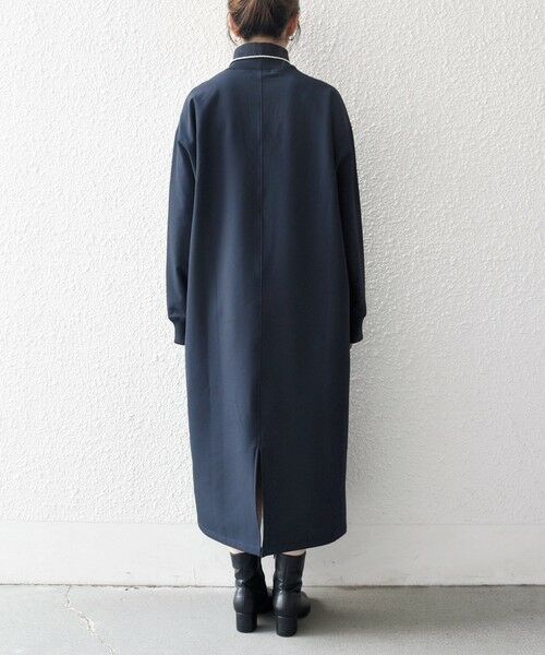 SHIPS / シップス ロング・マキシ丈ワンピース | 《追加予約》SHIPS any:〈洗濯機可能〉裏起毛 リブ ハイネック ワンピース | 詳細23