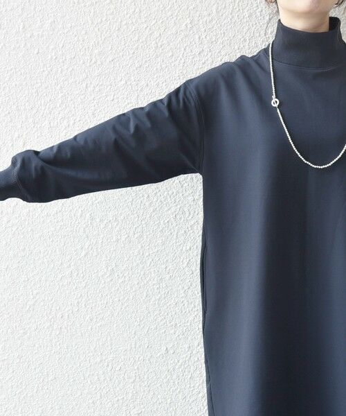 SHIPS / シップス ロング・マキシ丈ワンピース | 《追加予約》SHIPS any:〈洗濯機可能〉裏起毛 リブ ハイネック ワンピース | 詳細24