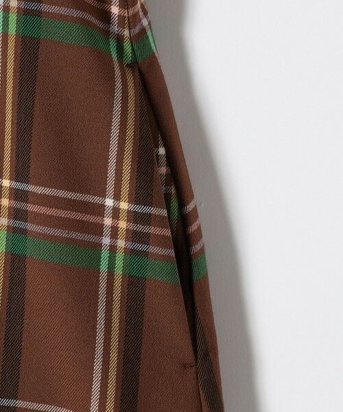 SHIPS / シップス ロング・マキシ丈ワンピース | 《一部追加予約》SHIPS any:〈洗濯機可能〉チェック Aライン フレア シャツ ワンピース | 詳細10