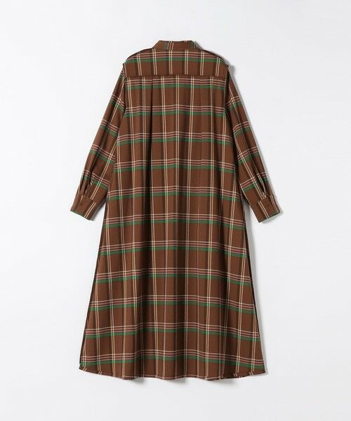 SHIPS / シップス ロング・マキシ丈ワンピース | 《一部追加予約》SHIPS any:〈洗濯機可能〉チェック Aライン フレア シャツ ワンピース | 詳細13