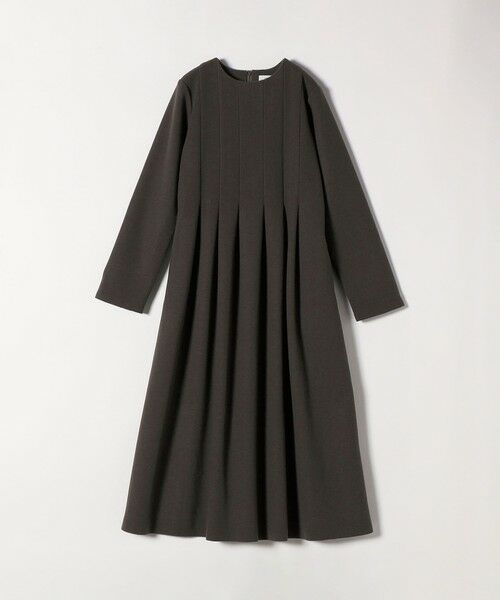 SHIPS / シップス ロング・マキシ丈ワンピース | SHIPS any: エア ニードル クルーネック タック フレア ワンピース | 詳細7