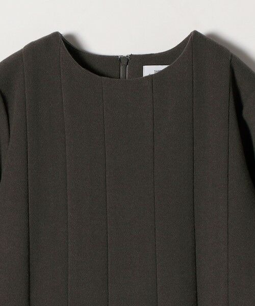 SHIPS / シップス ロング・マキシ丈ワンピース | SHIPS any: エア ニードル クルーネック タック フレア ワンピース | 詳細8