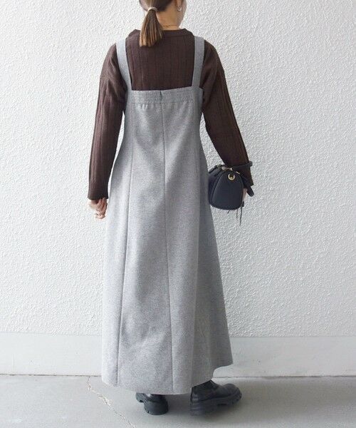 SHIPS / シップス ロング・マキシ丈ワンピース | 《一部追加予約》SHIPS any: エア ニードル タック フレア ジャンパースカート | 詳細4