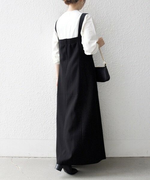 SHIPS / シップス ロング・マキシ丈ワンピース | 《一部追加予約》SHIPS any: エア ニードル タック フレア ジャンパースカート | 詳細12