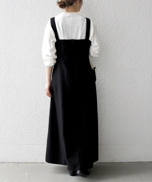 SHIPS / シップス ロング・マキシ丈ワンピース | 《一部追加予約》SHIPS any: エア ニードル タック フレア ジャンパースカート | 詳細13