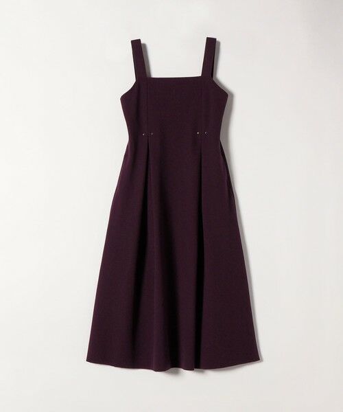 SHIPS / シップス ロング・マキシ丈ワンピース | 《一部追加予約》SHIPS any: エア ニードル タック フレア ジャンパースカート | 詳細24