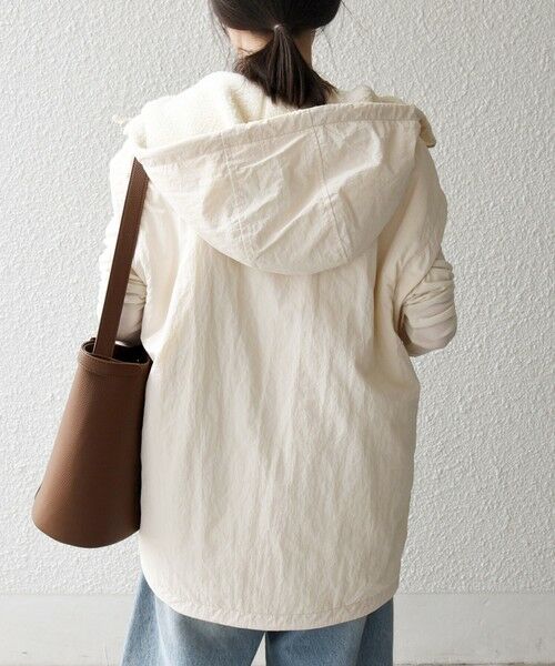 SHIPS / シップス ベスト | SHIPS any: ナイロン × ボア リバーシブル フーディー ベスト | 詳細12