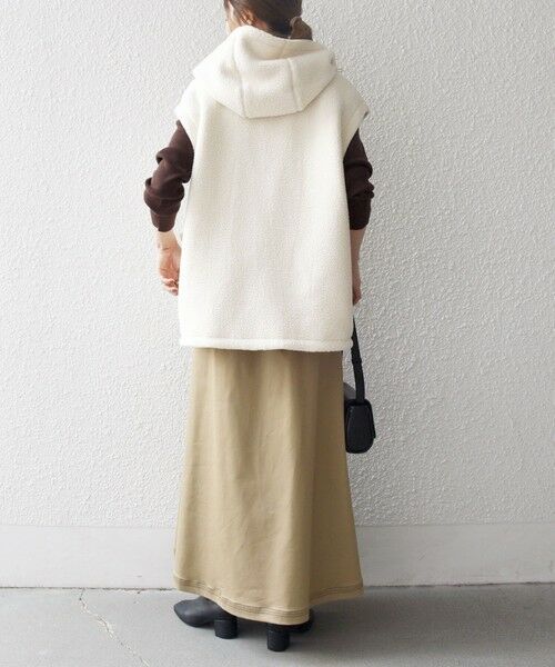 SHIPS / シップス ベスト | SHIPS any: ナイロン × ボア リバーシブル フーディー ベスト | 詳細2