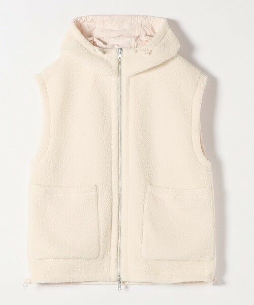 SHIPS / シップス ベスト | SHIPS any: ナイロン × ボア リバーシブル フーディー ベスト | 詳細15