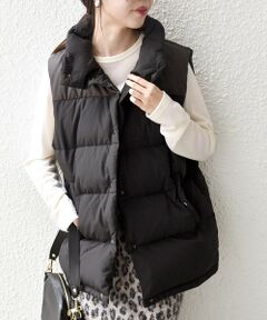 SHIPS / シップス ダウンジャケット・ベスト | SHIPS any: ナイロン スタンドカラー ダウン ベスト