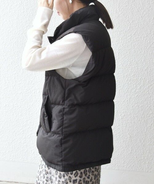 SHIPS / シップス ダウンジャケット・ベスト | SHIPS any: ナイロン スタンドカラー ダウン ベスト | 詳細7