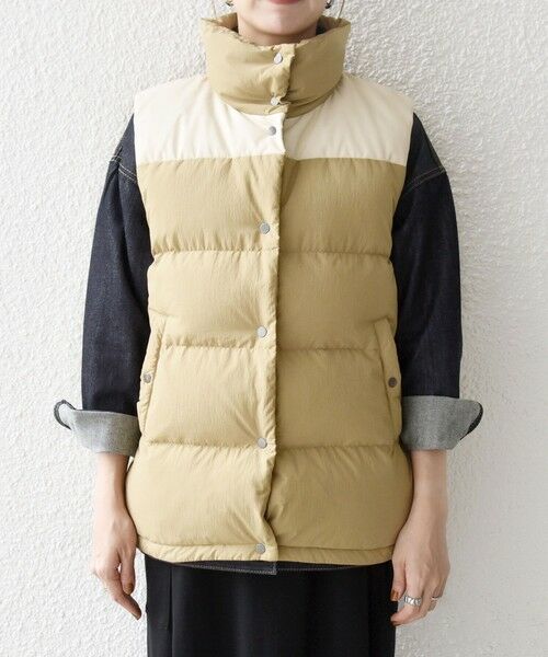 SHIPS / シップス ダウンジャケット・ベスト | SHIPS any: ナイロン スタンドカラー ダウン ベスト | 詳細26