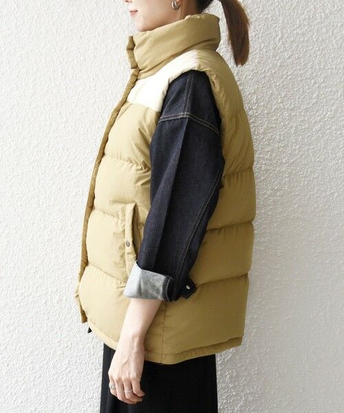 SHIPS / シップス ダウンジャケット・ベスト | SHIPS any: ナイロン スタンドカラー ダウン ベスト | 詳細27