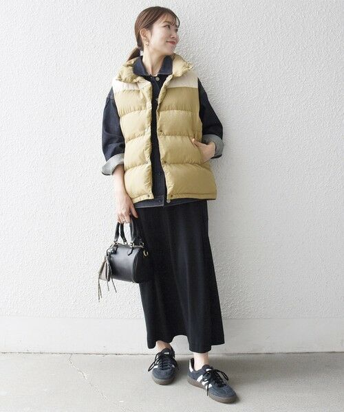 SHIPS / シップス ダウンジャケット・ベスト | SHIPS any: ナイロン スタンドカラー ダウン ベスト | 詳細11