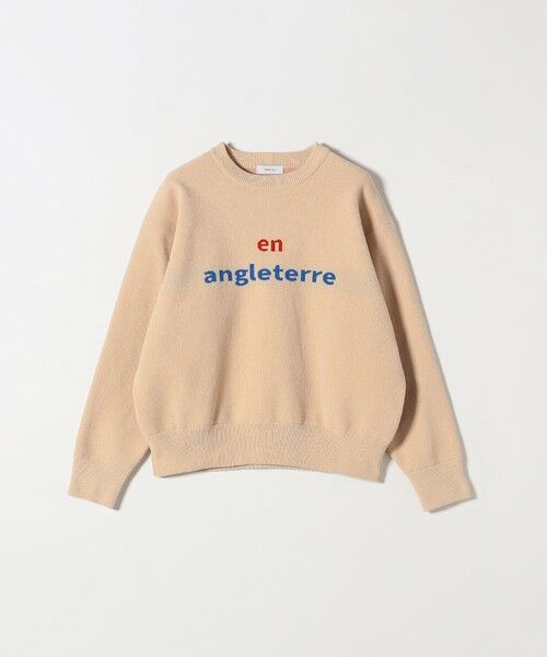 SHIPS / シップス ニット・セーター | SHIPS any:〈手洗い可能〉モールヤーン クルーネック ロゴ 千鳥柄 プルオーバー | 詳細7