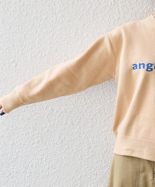 SHIPS / シップス ニット・セーター | SHIPS any:〈手洗い可能〉モールヤーン クルーネック ロゴ 千鳥柄 プルオーバー | 詳細15