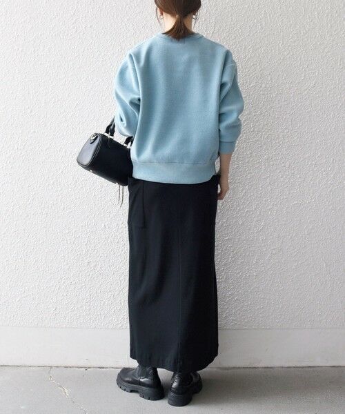 SHIPS / シップス ニット・セーター | SHIPS any:〈手洗い可能〉モールヤーン クルーネック ロゴ 千鳥柄 プルオーバー | 詳細26