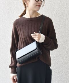 SHIPS / シップス ニット・セーター | 《一部追加予約》SHIPS any:〈手洗い可能〉ヤク ワイドリブ ラウンドヘム ニット プルオーバー