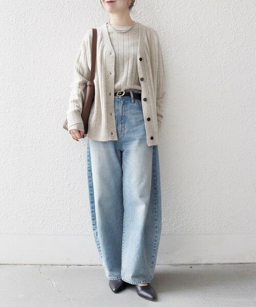 SHIPS / シップス ニット・セーター | SHIPS any:〈手洗い可能〉ヤク ワイドリブ ラウンドヘム ニット プルオーバー | 詳細1