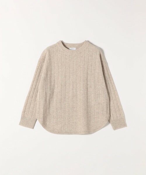 SHIPS / シップス ニット・セーター | SHIPS any:〈手洗い可能〉ヤク ワイドリブ ラウンドヘム ニット プルオーバー | 詳細8
