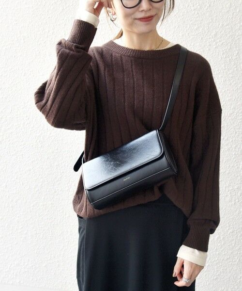 SHIPS / シップス ニット・セーター | SHIPS any:〈手洗い可能〉ヤク ワイドリブ ラウンドヘム ニット プルオーバー | 詳細12