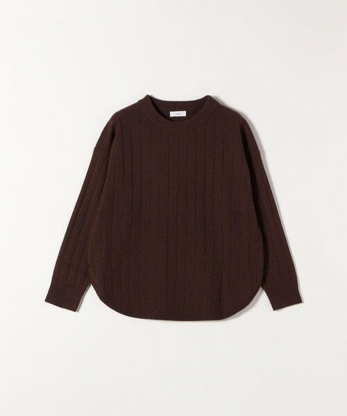 SHIPS / シップス ニット・セーター | SHIPS any:〈手洗い可能〉ヤク ワイドリブ ラウンドヘム ニット プルオーバー | 詳細18