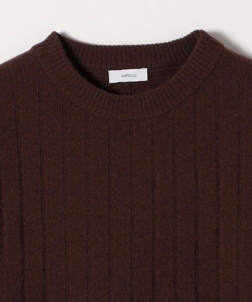 SHIPS / シップス ニット・セーター | SHIPS any:〈手洗い可能〉ヤク ワイドリブ ラウンドヘム ニット プルオーバー | 詳細19