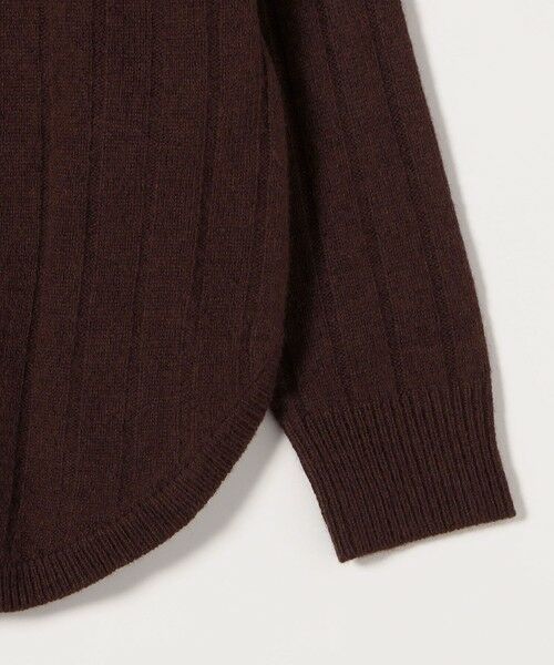 SHIPS / シップス ニット・セーター | SHIPS any:〈手洗い可能〉ヤク ワイドリブ ラウンドヘム ニット プルオーバー | 詳細20