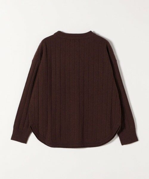 SHIPS / シップス ニット・セーター | SHIPS any:〈手洗い可能〉ヤク ワイドリブ ラウンドヘム ニット プルオーバー | 詳細21